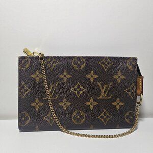 Authentic Louis Vuitton Monogram Petit Bucket Pouch